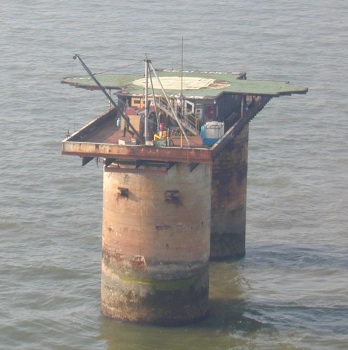 Sealand as seen from the air